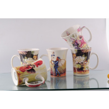 Neue Bone China Tulip Becher (CZJM1125)